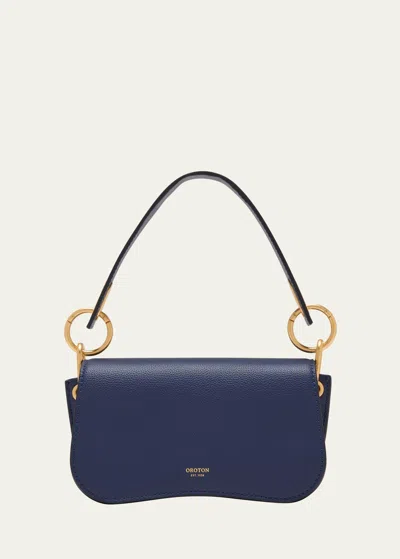 Oroton Liv Small Day Top-handle Bag In Fishermans Blue