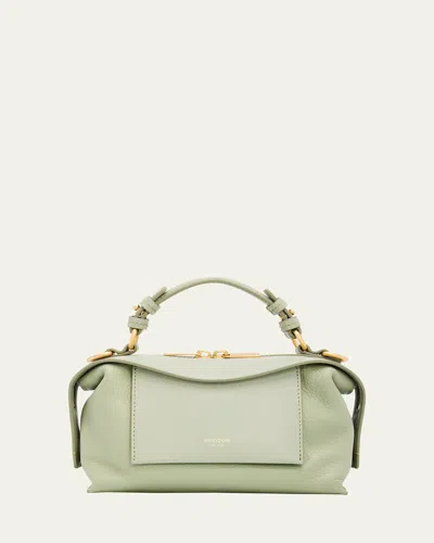 Oroton Mica Mini Leather Bowling Bag