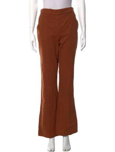 Pre-owned Oroton Wide Leg Pants In Brown
