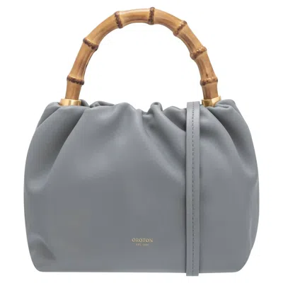 Oroton Women's Gretel Mini Top Handle Bag In Grey Flannel In Multi