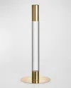 Orrefors 10" Lumiere Candlestick, Gold