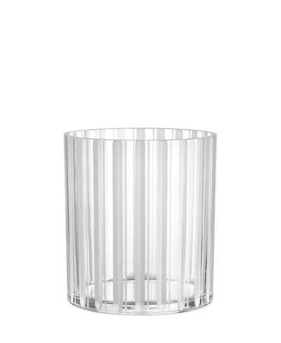 ORREFORS 13'' STRIPES CRYSTAL VASE MEDIUM