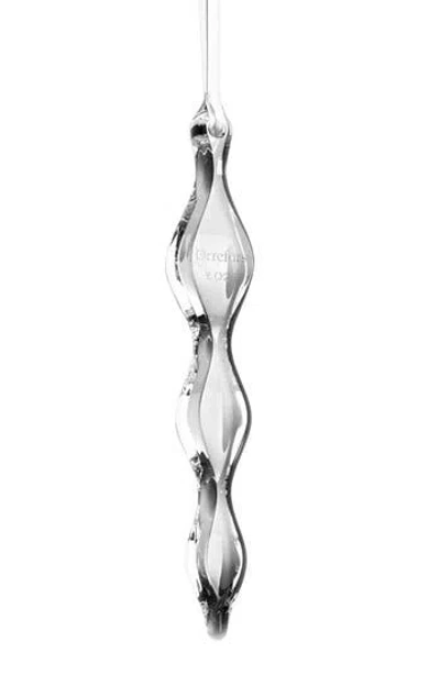 Orrefors 2021 Annual Icicle Ornament In Transparent