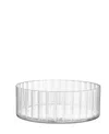 Orrefors 4'' Stripes Crystal Decor Bowl In Clear
