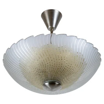Pre-owned Orrefors A Glass Pendant By Carl Fagerlund For  In Clear