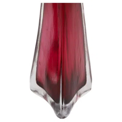 Pre-owned Orrefors An  Crystal Lamp In Brown