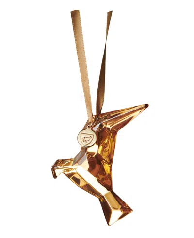 Orrefors Annual Holiday Ornament Homage Dove 21k Gold 2024