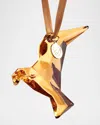 Orrefors Annual Holiday Ornament Homage Dove 21k Gold 2024 In Gold