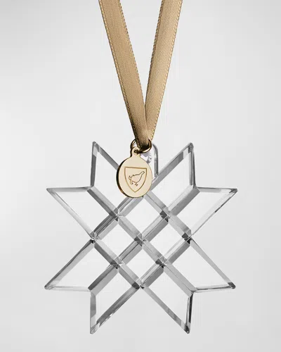 Orrefors Annual Star Ornament 2023 In Clear