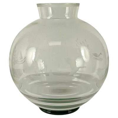 Pre-owned Orrefors Art Deco Pond Vase, Edward Hald In Gray