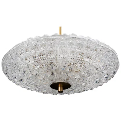 Pre-owned Orrefors Beautiful Chandelier By Carl Fagerlund For  Glassworks In Transparent