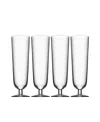Orrefors Set Of 4 Pils Glasses In Clear