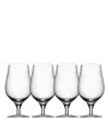 Orrefors Beer Taster Glasses, Set Of 4 In Clear