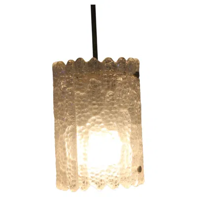 Pre-owned Orrefors Brass & Glass Ceiling Pendant Light By Carl Fagerlund For , 1960s In Brown