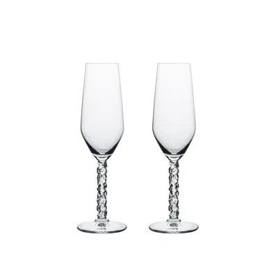 Orrefors Carat 8 Oz. Glass Flute In Clear