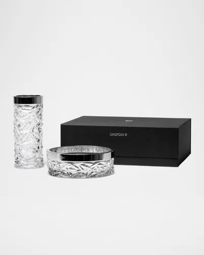 Orrefors Carat Bowl & Vase Gift Set