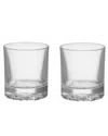 Orrefors Carat Dof 2-pack In Transparent