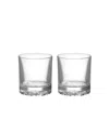 Orrefors Carat Double Old Fashioned Glass, Set Of 2 In Clear