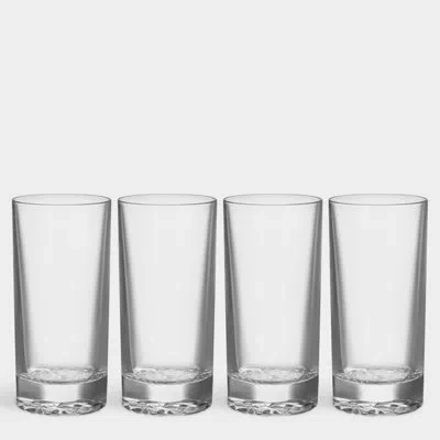 Orrefors Carat Double Old Fashioned Set Of 4 In Clear