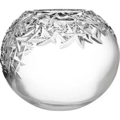 Orrefors Carat Extra Large Crystal Globe Vase In Clear