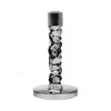 Orrefors Carat Graphite Candlestick Holder, Small In Black