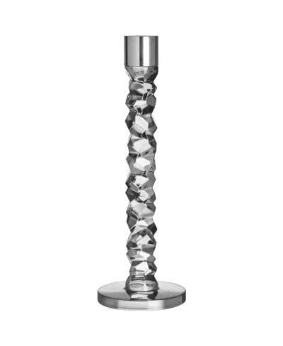 Orrefors Carat Graphite Candlesticks In Graphite,graphite