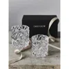 Orrefors Carat Medium Crystal Candleholder In Clear