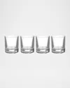 Orrefors Carat Old Fashioned Glasses, Set Of 4 In Clear