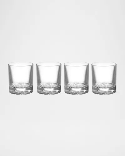 ORREFORS CARAT OLD FASHIONED GLASSES, SET OF 4