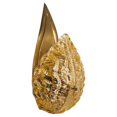 Pre-owned Orrefors Carl Fagerlund & Bertil Brisborg Wall Lamp By  & Nk, Sweden, 1950s In Brown