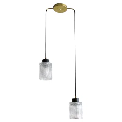 Pre-owned Orrefors Carl Fagerlund For  Pendant Lights, 1960 In Transparent