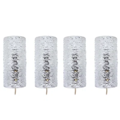 Pre-owned Orrefors Carl Fagerlund Wall Sconce For , Glass & Brass, Sweden, 1960s In Transparent