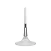 Orrefors Cirrus Candlestick, Medium In Silver