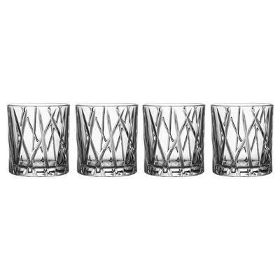 Orrefors City 8 Oz. Whiskey Glass In Clear