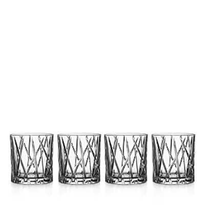 Orrefors City Double Old Fashioned Glass, Set Of 4 In Grey