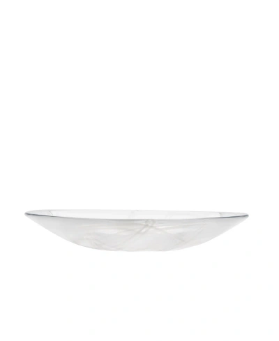 Orrefors Contrast Dish In White