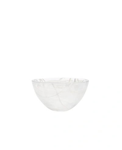 Orrefors Contrast Small Bowl In White