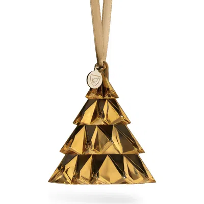 Orrefors Crystal Christmas Tree 2026 Annual Holiday Ornament In Gold