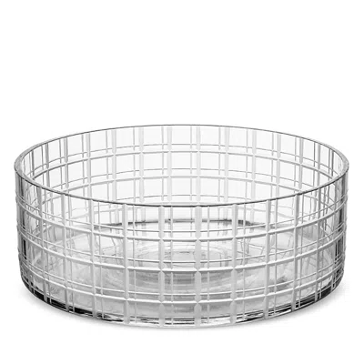 ORREFORS CUT IN NUMBER CHECKER BOWL,6552534