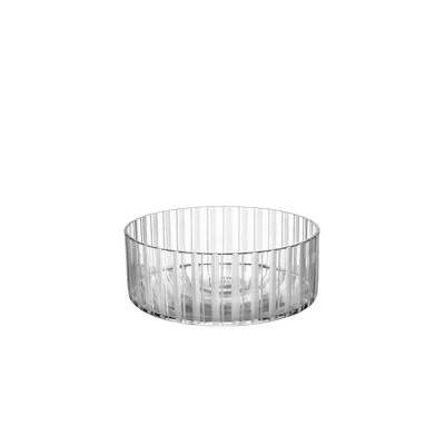 Orrefors Cut In Number Decorative Bowl In Clear