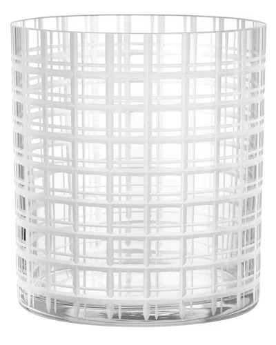 Orrefors Cut In Number Medium Vase In White
