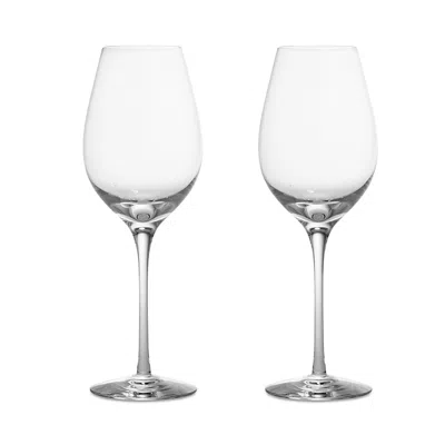 Orrefors Difference Crisp Wine Glass, Set Of 2 In Transparent