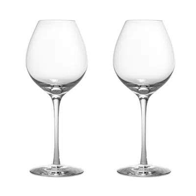 Orrefors Difference Fruit Wine Glass, Set Of 2 In Transparent