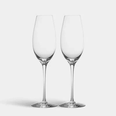 Orrefors Difference Sparkling Wine 2-pack In Clear