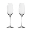 Orrefors Difference Sparkling Wine Glass, Set Of 2 In Clear