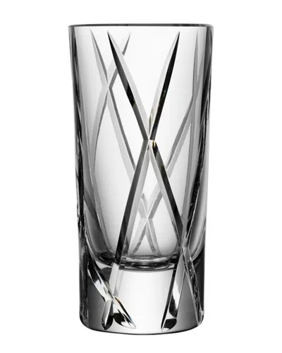Orrefors Dnu  Set Of 2 City Shot Glasses In Transparent