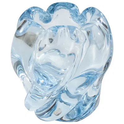 Pre-owned Orrefors Edvin Öhrström, Vase, Glass, Sweden, 1940s In Blue