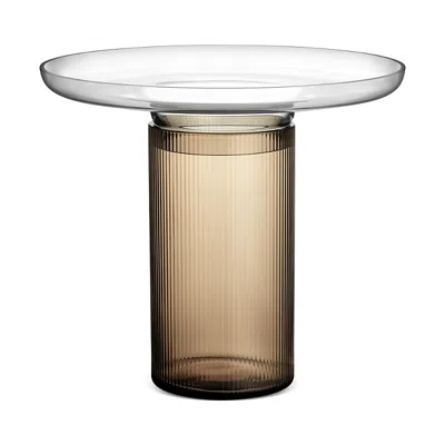 Orrefors Ensemble Brown/gray Vase, Large