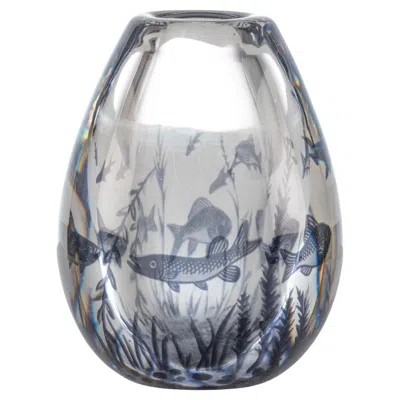 Pre-owned Orrefors Fiskgraal Vase By Edward Hald For , Sweden, 1950s In Clear