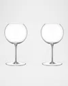Orrefors Geometry 24.5 Oz. Red Wine Glasses, Set Of 2 In Crystal